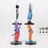 Dragon Ball Z Figures Goku Champa Beerus Vegeta PVC Anime Dragon ball Z Action Figures Model Toys Dragon 2pcs/set