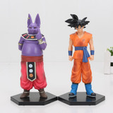 Dragon Ball Z Figures Goku Champa Beerus Vegeta PVC Anime Dragon ball Z Action Figures Model Toys Dragon 2pcs/set