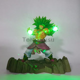 Dragon Ball Z Broly Super Saiyan Power Up Led Lighting Kamehameha Anime Dragon Ball Z DBZ Broly Collectible Model Toy Figurine