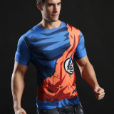 Dragon Ball T shirt 3D Men Tshits Anime T-shirt Comics Compression Tops Goku Ball Z Tee Fashion 2017 Vegeta Camiseta ZOOTOP BEAR