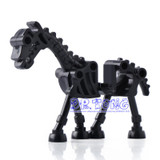 DR.TONG Single Sale The Lord of the Rings Medieval Castle Knights Rome Knights Skeleton Horses Building Bricks Blocks Toys Gifts