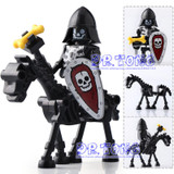DR.TONG Single Sale The Lord of the Rings Medieval Castle Knights Rome Knights Skeleton Horses Building Bricks Blocks Toys Gifts