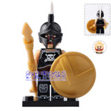 DR.TONG Single Sale The Lord of the Rings Medieval Castle Knights Rome Knights Skeleton Horses Building Bricks Blocks Toys Gifts