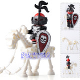DR.TONG Single Sale The Lord of the Rings Medieval Castle Knights Rome Knights Skeleton Horses Building Bricks Blocks Toys Gifts