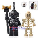 DR.TONG Single Sale The Lord of the Rings Medieval Castle Knights Rome Knights Skeleton Horses Building Bricks Blocks Toys Gifts