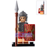 DR.TONG Single Sale The Lord of the Rings Medieval Castle Knights Rome Knights Skeleton Horses Building Bricks Blocks Toys Gifts