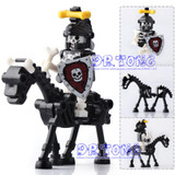 DR.TONG Single Sale The Lord of the Rings Medieval Castle Knights Rome Knights Skeleton Horses Building Bricks Blocks Toys Gifts