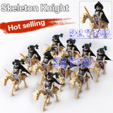 DR.TONG 7pcs Medieval Castle Knights The Hobbits The Lord of the Rings Figures with Armor Weapon Building Blocks Brick Toys Gift