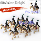 DR.TONG 7pcs Medieval Castle Knights The Hobbits The Lord of the Rings Figures with Armor Weapon Building Blocks Brick Toys Gift