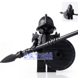 DR.TONG 7pcs Medieval Castle Knights The Hobbits The Lord of the Rings Figures with Armor Weapon Building Blocks Brick Toys Gift