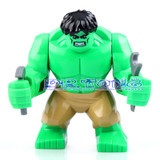 DR TONG single sale XH654 Super Heroes Avengers Thor Ragnarok 76088 Hulk 7cm Big Size Building Blocks Bricks Toys Children Gift