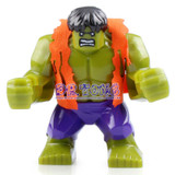 DR TONG single sale XH654 Super Heroes Avengers Thor Ragnarok 76088 Hulk 7cm Big Size Building Blocks Bricks Toys Children Gift