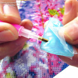 DPF Diamond painting Snow double horses square rhinestone mosaic Diy Diamond Embroidery Handicraft Inlay Mosaic cross stitch