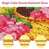 DPF Diamond painting cross stitch 5d round rhinestone pasting kits needlework diy diamond embroidery mosaic Home Decor painting