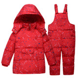 Down Jackets For Girl Boys Kids Clothes Winter Warm Coat Snowsuit Children Outerwear Clothing Set Hooded Print Overalls Jumpsuit Down Jackets For Girl Boys Kids Clothes Winter Warm Coat Snowsuit Children Outerwear Clothing Set Hooded Print Overalls Jumpsuit