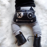Adorable Kid Baby Cartoon Monster Pants Toddler Baby Boy Girl Cartoon Bottom Pants Harem Leggings Pants Trouser Unisex Long Pant