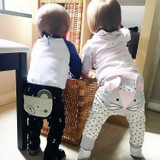 Adorable Kid Baby Cartoon Monster Pants Toddler Baby Boy Girl Cartoon Bottom Pants Harem Leggings Pants Trouser Unisex Long Pant