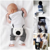 Adorable Kid Baby Cartoon Monster Pants Toddler Baby Boy Girl Cartoon Bottom Pants Harem Leggings Pants Trouser Unisex Long Pant