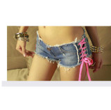 Adofeeno New Sexy Denim Shorts Women Low Waist Short Women Girl Jeans Fashion