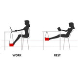 Adjustable The Welfare of Office Leisure Home Foot Rest Stand Desk Feet Hammock for Surfing the Internet Hobbies Intdoor Rest