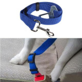 Adjustable Pet Cat Dog Car Safety Seat Belt Harness Vehicle Seatbelt Lead Leash for Dogs 8 Colours Free Shipping DROP SHIP