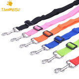 Adjustable Pet Dog Cat Car Safety Belt Collar Quick Release Leash For Dogs Puppy Kitten 6 Color High Quality DropShipping