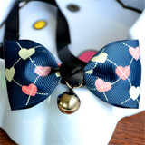 Adjustable Dog Cat Pet Cute Bow Tie With Bell Puppy Kitten Necktie Collar VB338 P0.16