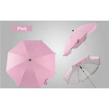 Adjustable Baby Stroller Umbrella Pushchair Pram Sunshade Canopy Anti UV Parasol Umbrella Stand Rain Cover Outdoor Rain Gear
