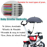 Adjustable Baby Stroller Umbrella Pushchair Pram Sunshade Canopy Anti UV Parasol Umbrella Stand Rain Cover Outdoor Rain Gear