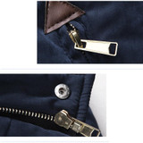ACTIONCLUB Mens Winter Jacket Men Winter Splicing Cotton-Padded Coat Jacket Winter High Quality Winter Jacket Men