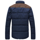 ACTIONCLUB Mens Winter Jacket Men Winter Splicing Cotton-Padded Coat Jacket Winter High Quality Winter Jacket Men