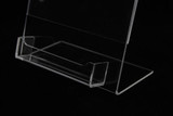 Acrylic sign clip Datasheet leaflet sign label holder frame desktop table name card holder display rack