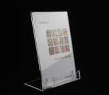 Acrylic sign clip Datasheet leaflet sign label holder frame desktop table name card holder display rack