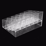 Acrylic Lipstick Makeup Organizer Tool Mascara Cosmetic Holder Plastic Home Storage tool Organizer Box 24 Lipstick Stand Case