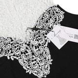 ACEVOG Women Summer Lace Dress Sexy vestidos 2017 Lady Sleeveless Lace Patchwork High Waist Pleated Casual Knee Length Dress