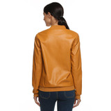 ACEVOG Women Fashion Designer Zipper Synthetic Leather Biker Jacket Spring Autumn PU Leather Motorcycle Casual Jacket Coat XXL