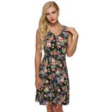 ACEVOG Brand 2017 Summer Vintage Dress Women Sexy 1950s 60s Lady Floral Print Robe Sleeveless Dresses Feminino Vestidos Mujer