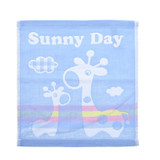 Cartoon Baby Saliva Towel Baby Handkerchief Infant Cartoon Giraffe Pattern Face Wash Towel Soft Handkerchiefs Kids Bathing Towel