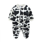 Cartoon Baby Rompers Fleece Long Sleeve Newborn Baby Costume Girl Boys Jumpsuit Clothing Spring Autumn Rompers Body Baby Clothes