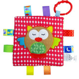 Cartoon Baby Calm Toy Baby Appease Towel Grasping Baby Hand Towels Comforting Taggies Infant Interactive Toys Square Newborn