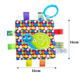 Cartoon Baby Calm Toy Baby Appease Towel Grasping Baby Hand Towels Comforting Taggies Infant Interactive Toys Square Newborn