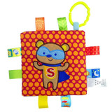 Cartoon Baby Calm Toy Baby Appease Towel Grasping Baby Hand Towels Comforting Taggies Infant Interactive Toys Square Newborn