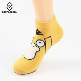 Cartoon Anime Pokemon Pikachu Women Short Cute Sock art Socks Women Lady Girl Summer Cotton kiss Sock ankle meias sox Pokemon