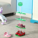 Cartoon animals stereo children shoe rack console shoe organizer frame vertical shoe rack 67cm free shipping