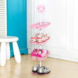 Cartoon animals stereo children shoe rack console shoe organizer frame vertical shoe rack 67cm free shipping