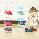 Cartoon animals stereo children shoe rack console shoe organizer frame vertical shoe rack 67cm free shipping