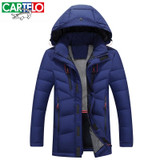 CARTELO Brand Men's Clothing 2017 New Arrival Parka Winter Warm Men Down Jackets High quality Slim Thick 80% Duck Casual Coats