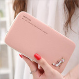 carteira masculina kawaii wallet women wallets and purses leather purse portefeuille femme credit card holder carteras mujer