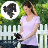 carrello portatutto Baby Stroller Mobile Stand Holder Rack Children Cart Accessories Outdoor PP Black Mobile Phone Accessory