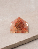 Carnelian Orgone Mini Pyramid